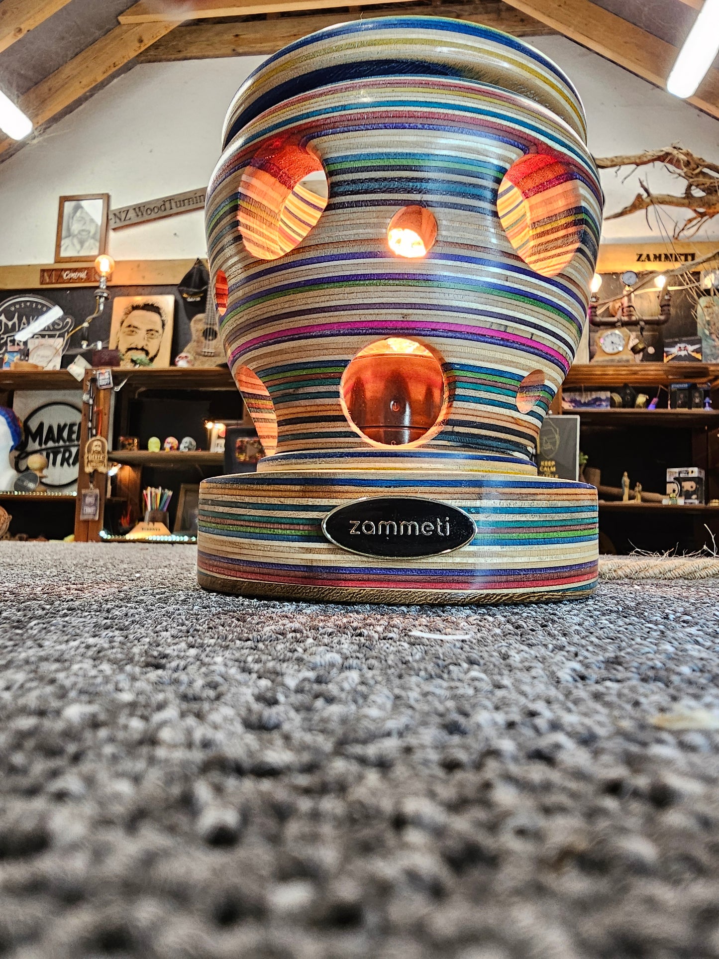 The Skateboard Lamp