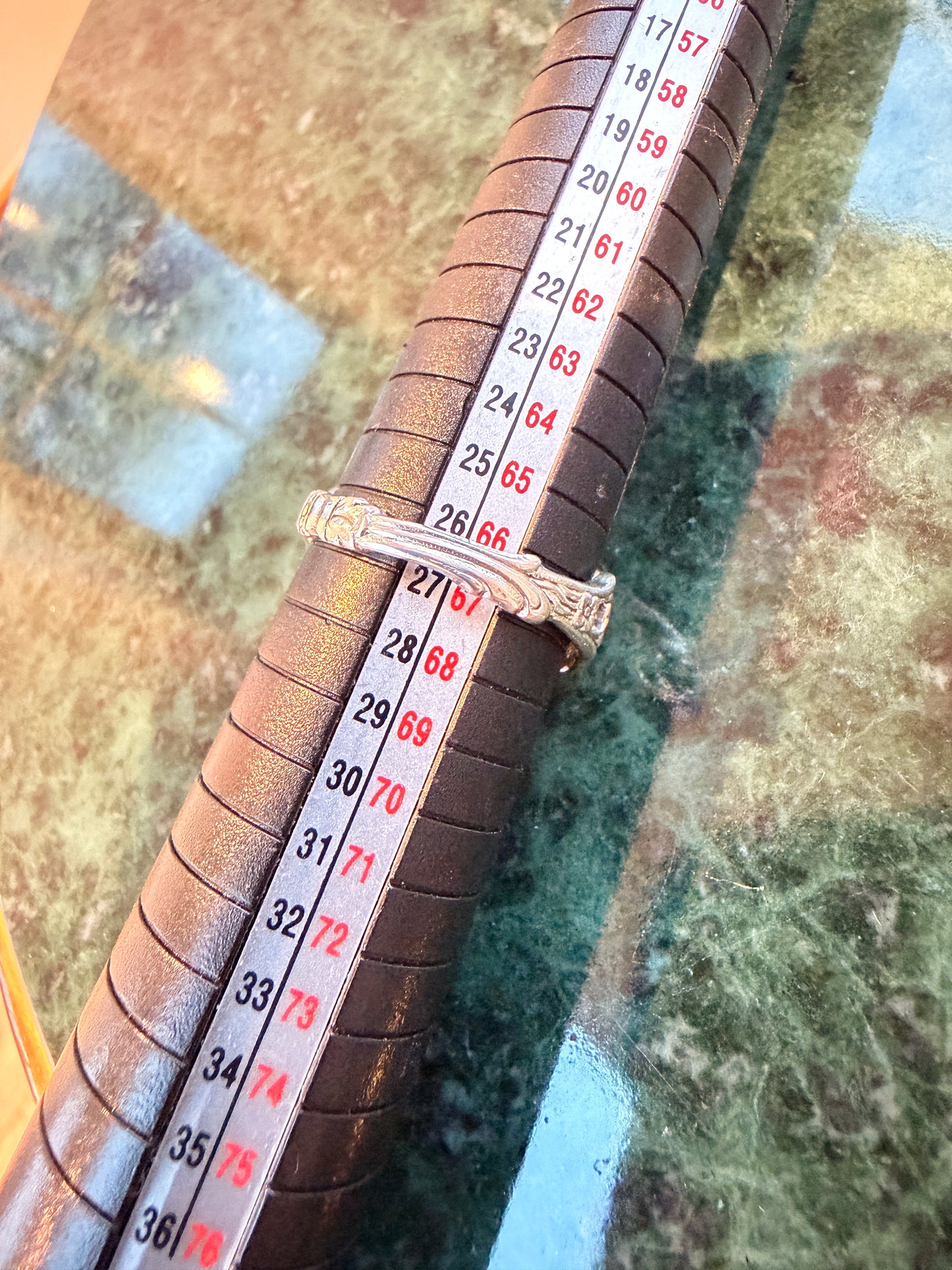 Vintage Gero 90 Silver Plate Dutch Ring (Size 27)