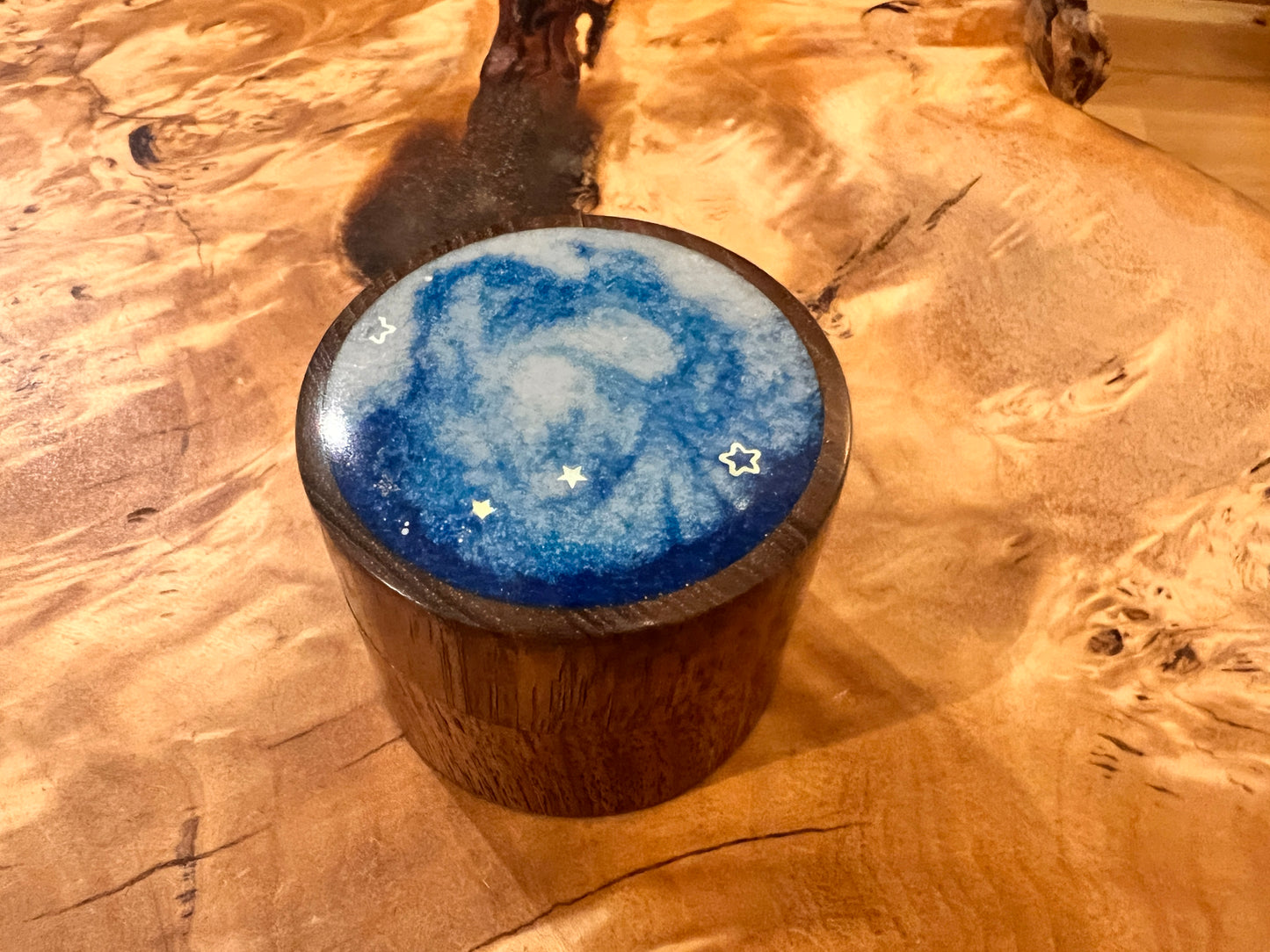 Zammeti Blue Star Trinket Box