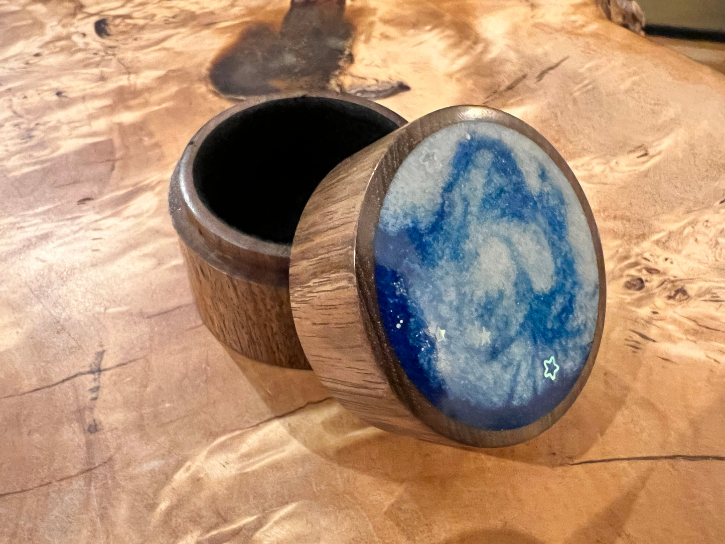 Zammeti Blue Star Trinket Box