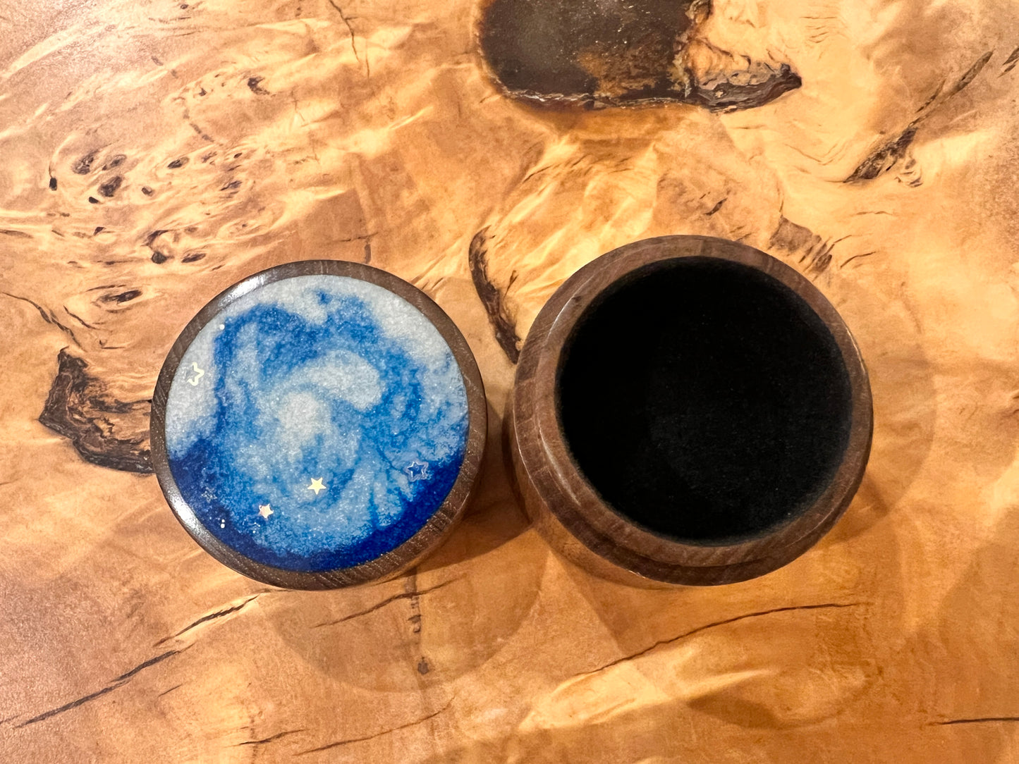 Zammeti Blue Star Trinket Box