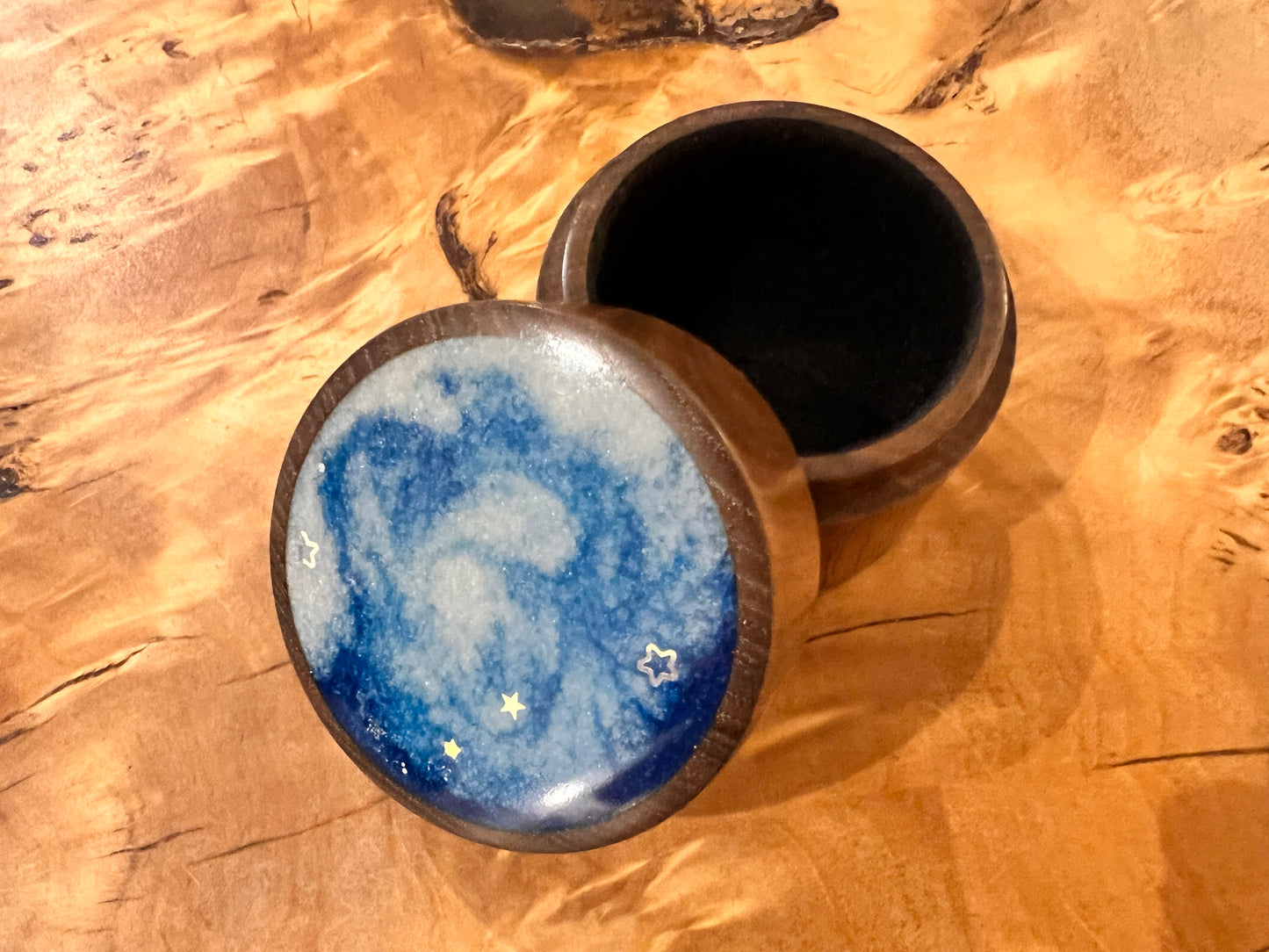 Zammeti Blue Star Trinket Box