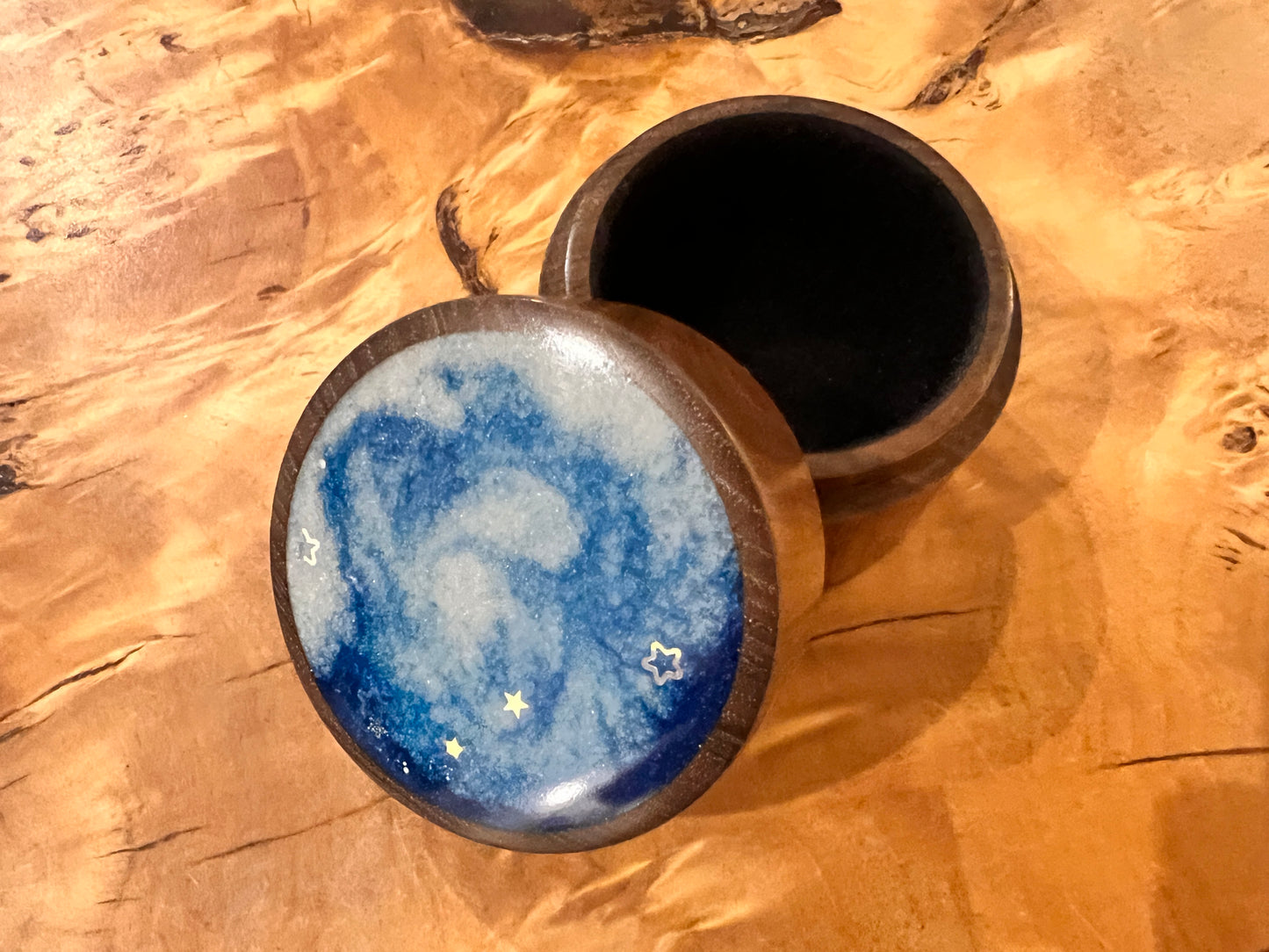 Zammeti Blue Star Trinket Box