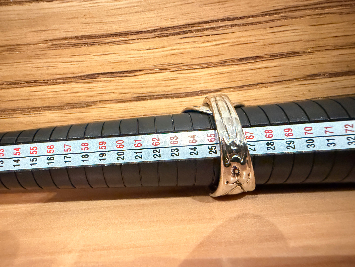 Vintage Silver Plate VTG Teaspoon Ring