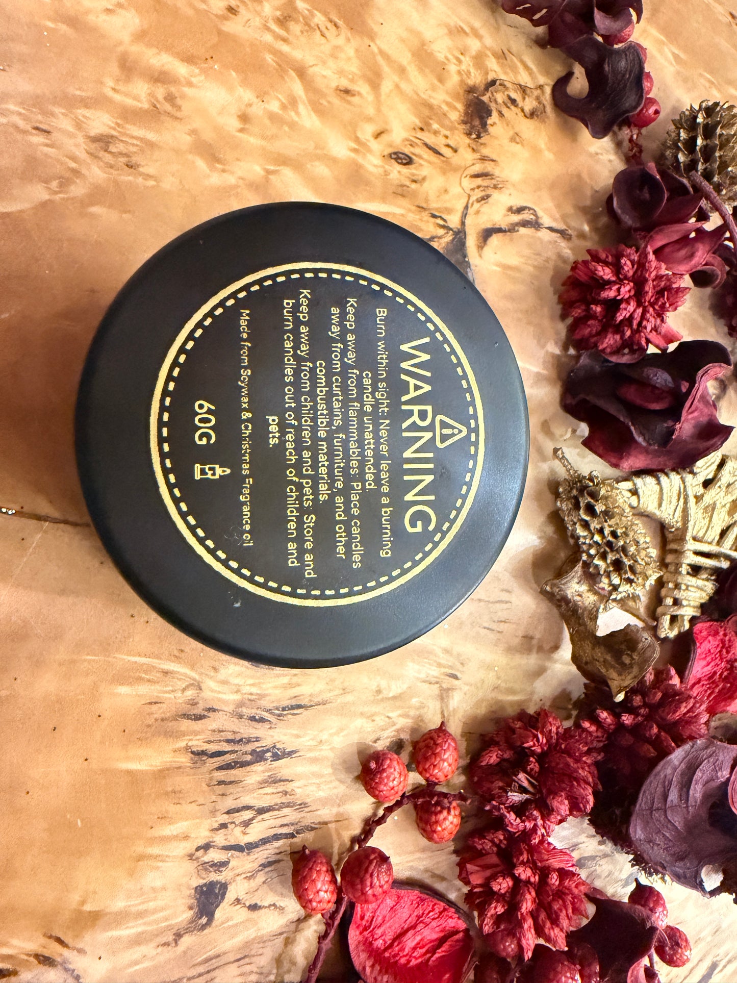 Zammeti Candle Collection - Christmas Tree Purple 100g