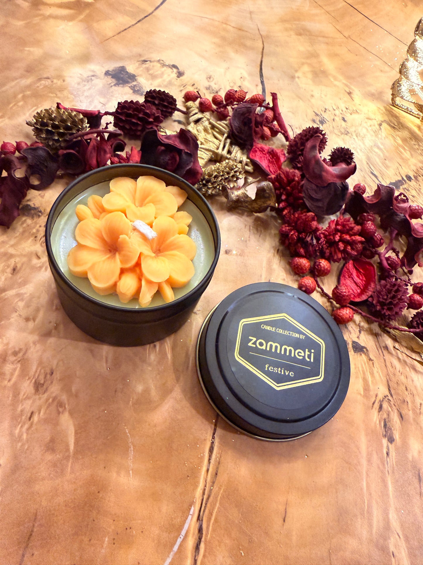 Zammeti Candle Collection - Christmas Tree Green 100g