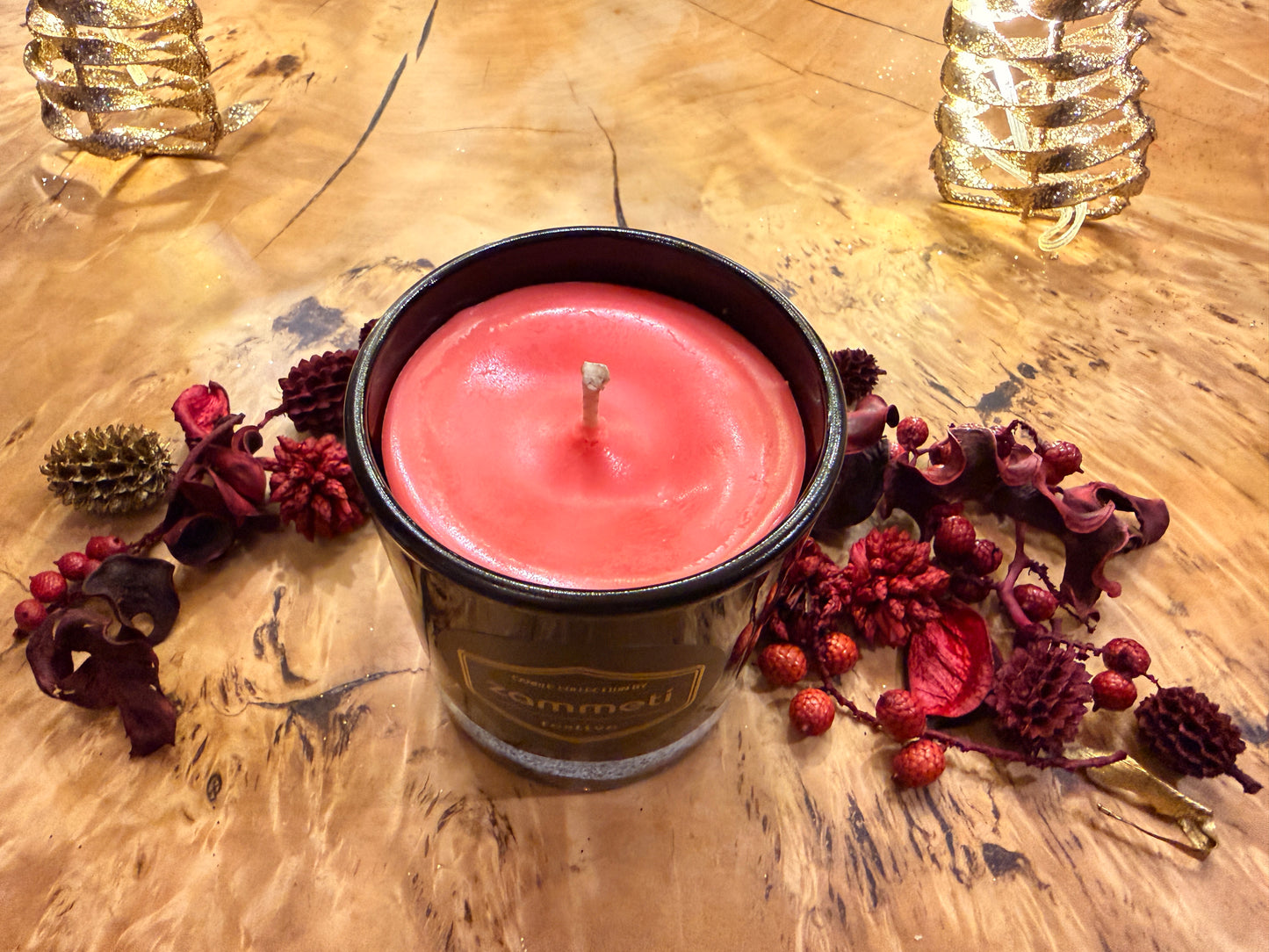 Zammeti Candle Collection - Christmas Tree Red