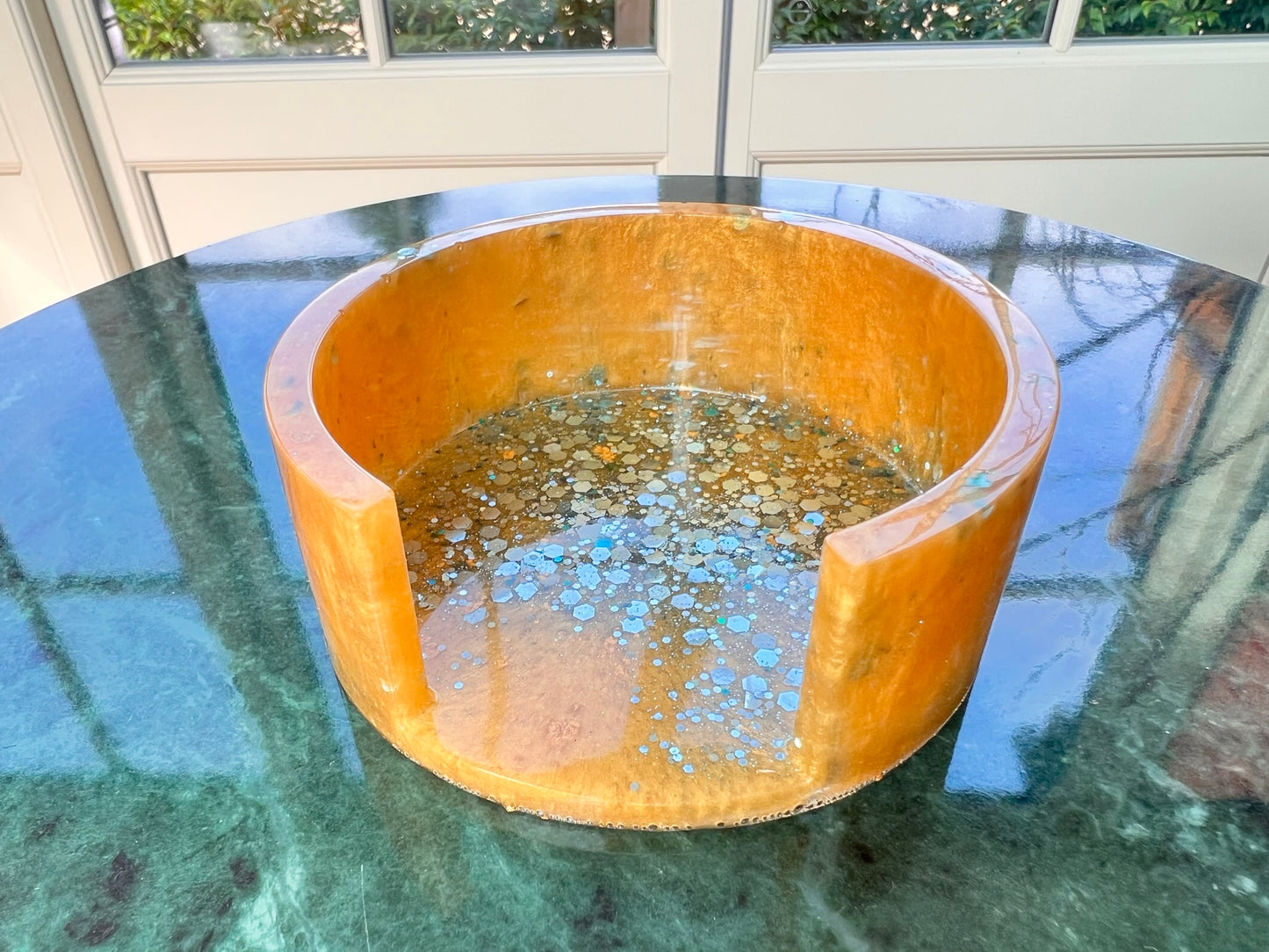 Resin Glitter Pot (Gold)