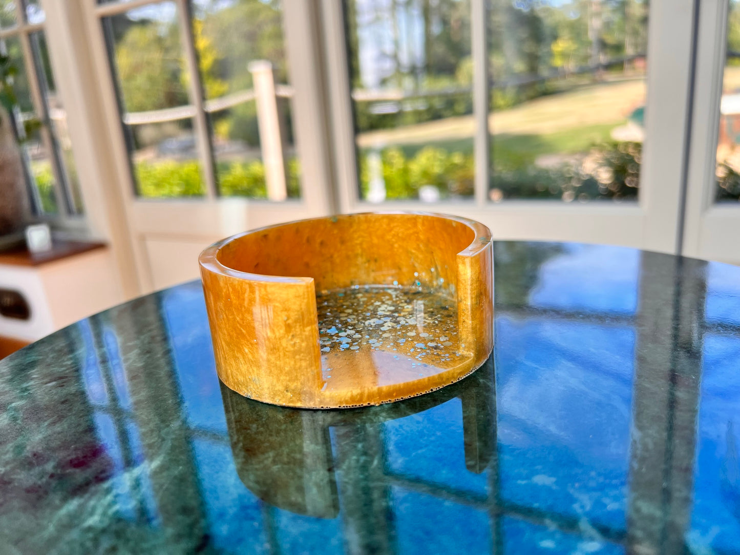 Resin Glitter Pot (Gold)