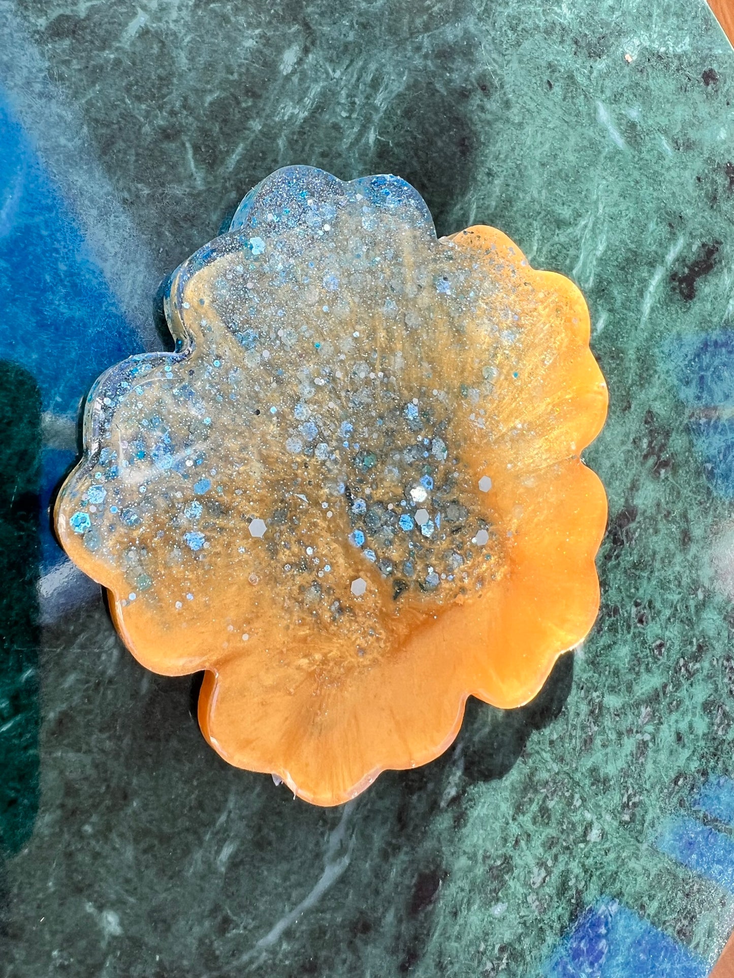 Resin Glitter Coaster