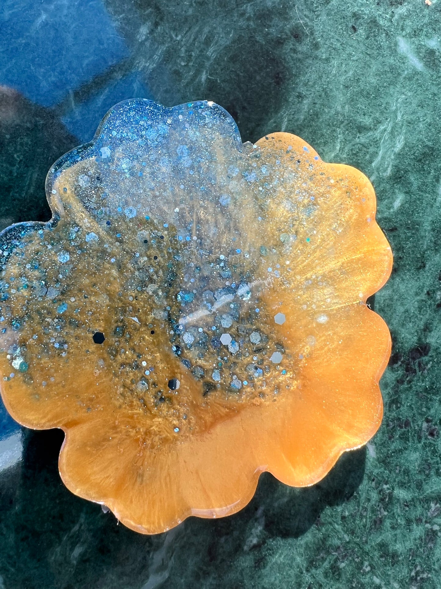 Resin Glitter Coaster