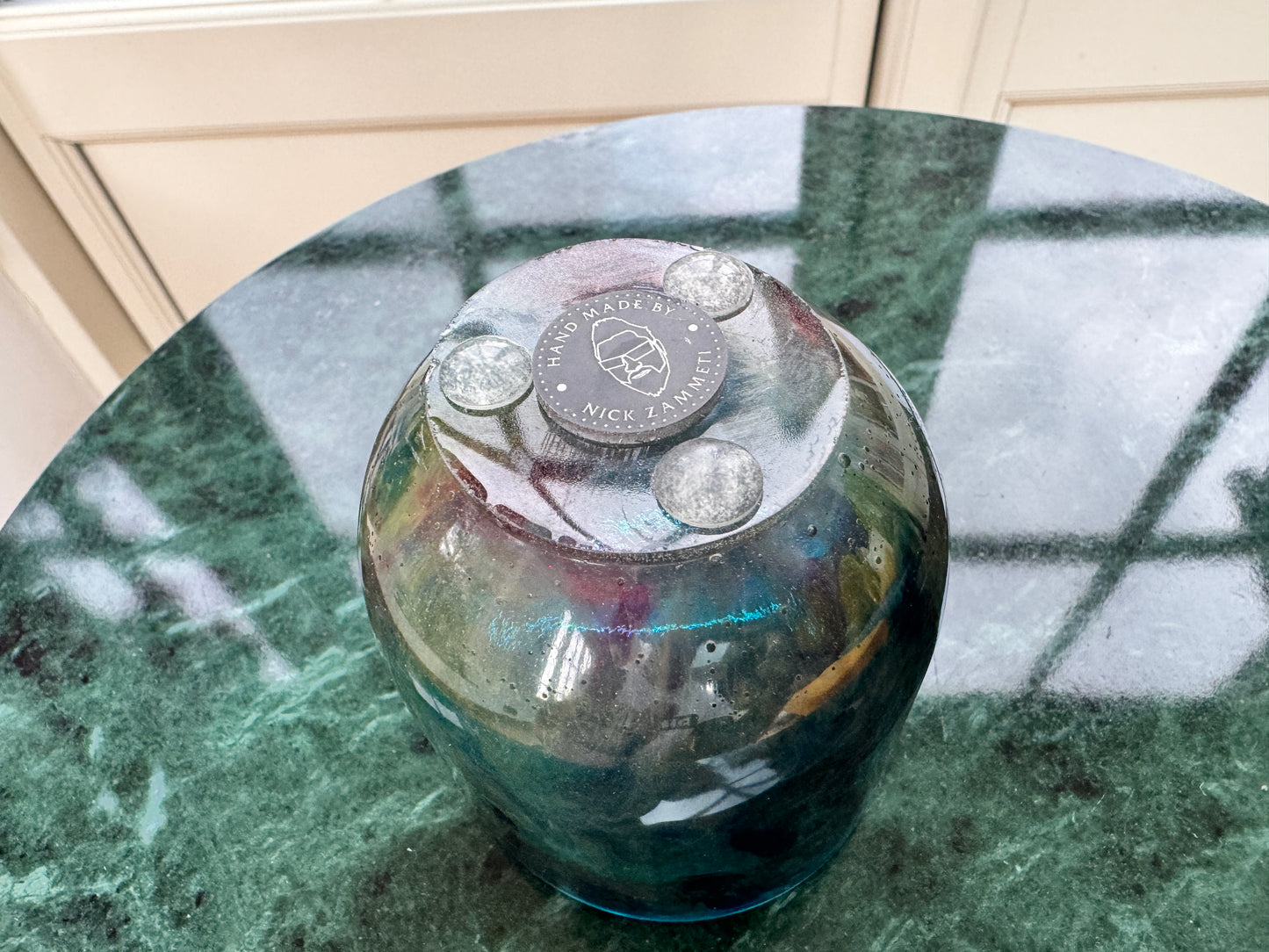Blue Swirl Magic Pot