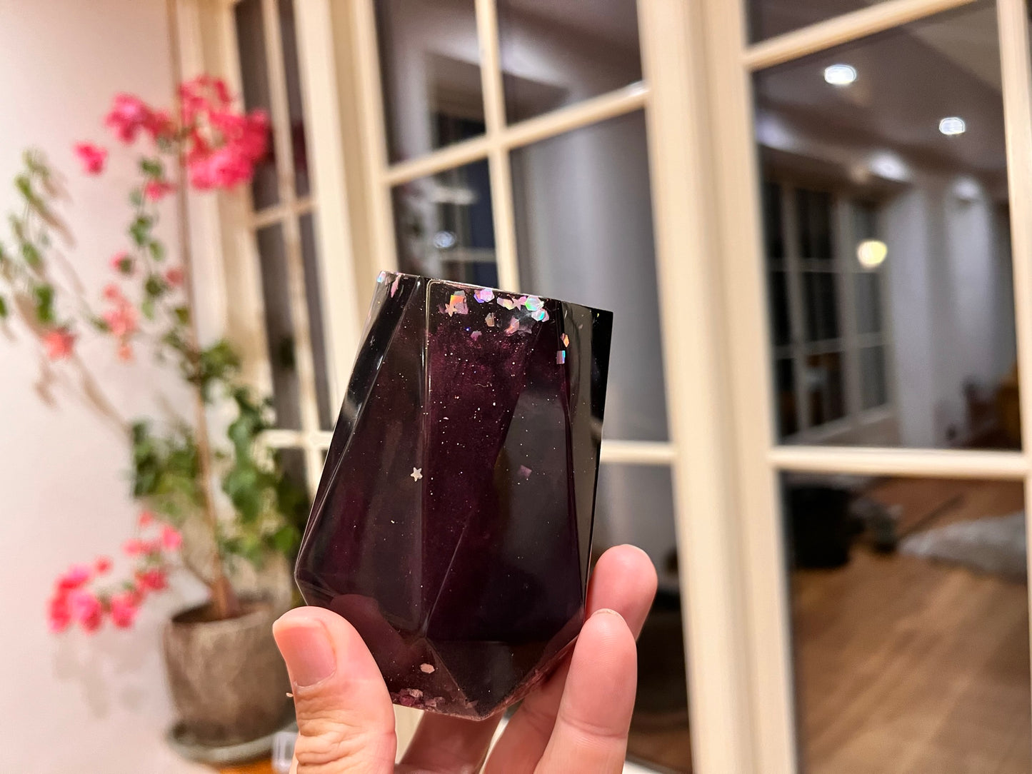 Purple Night Swirl Pot