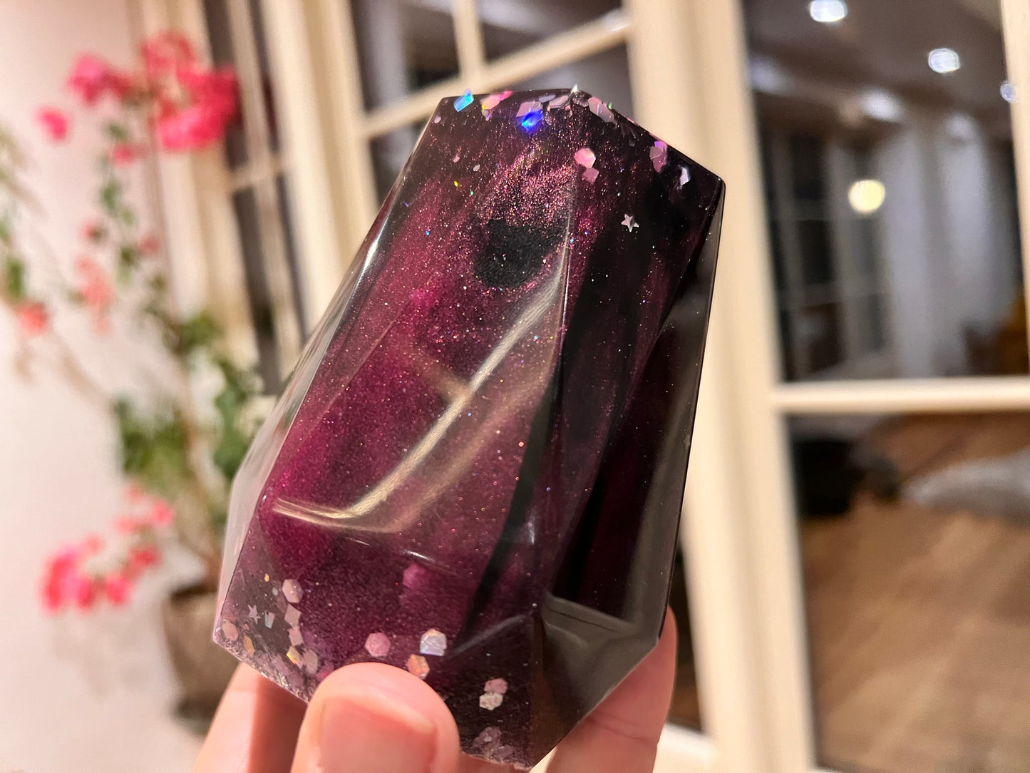 Purple Night Swirl Pot