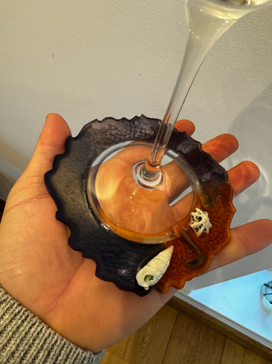 Beach Effect Wine Glass
