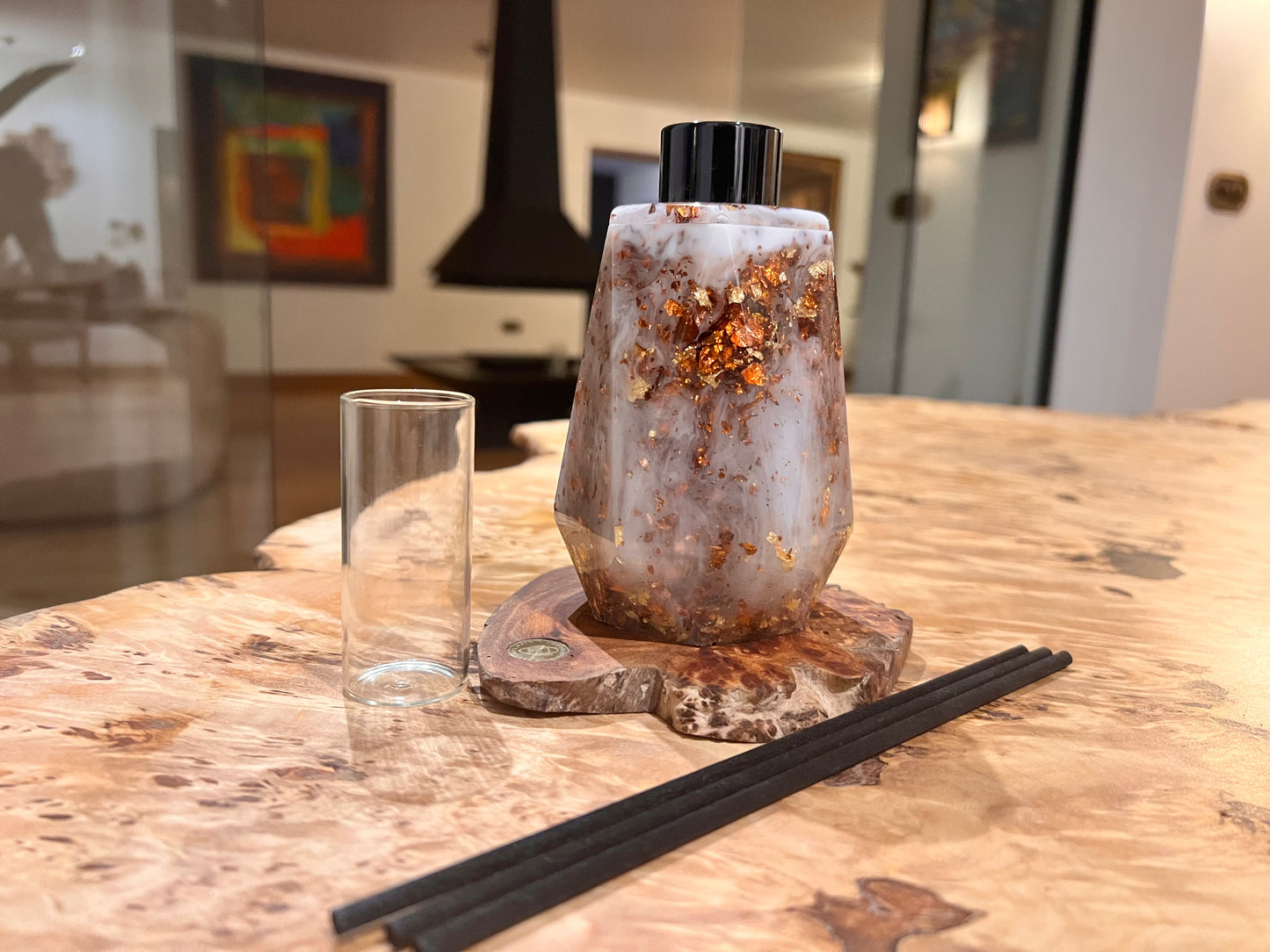 Resin Diffuser Gold Flake Galaxy