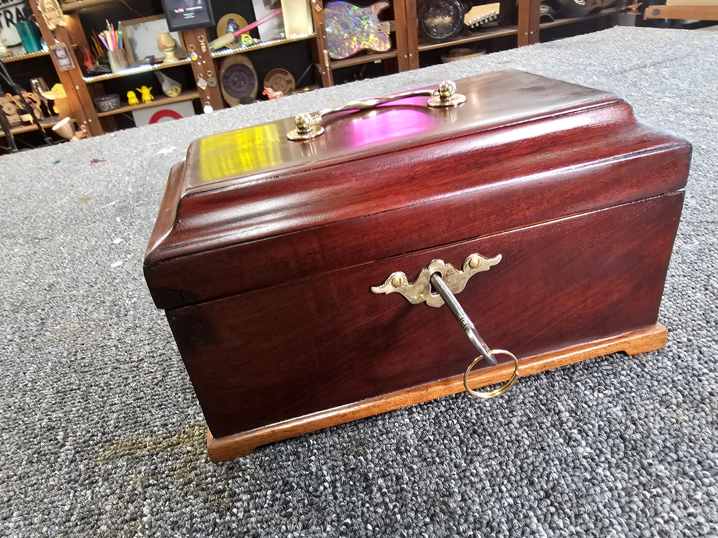 1900 Vintage Jewelry Box Restored.