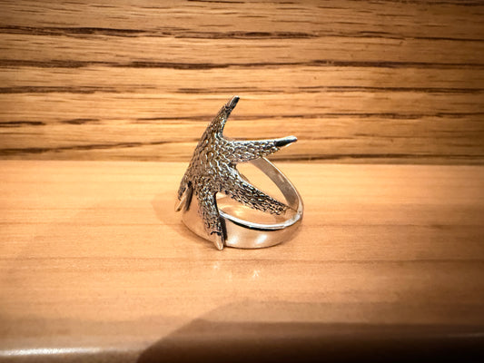 Vintage EPNS Bird Claw Sugar Tong Ring