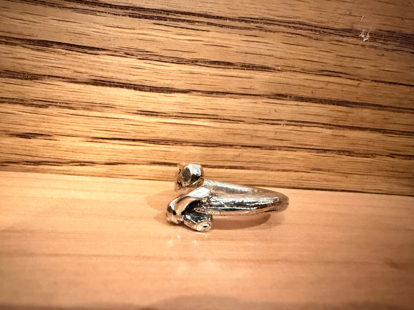 Vintage Silver Plate Knot Ring