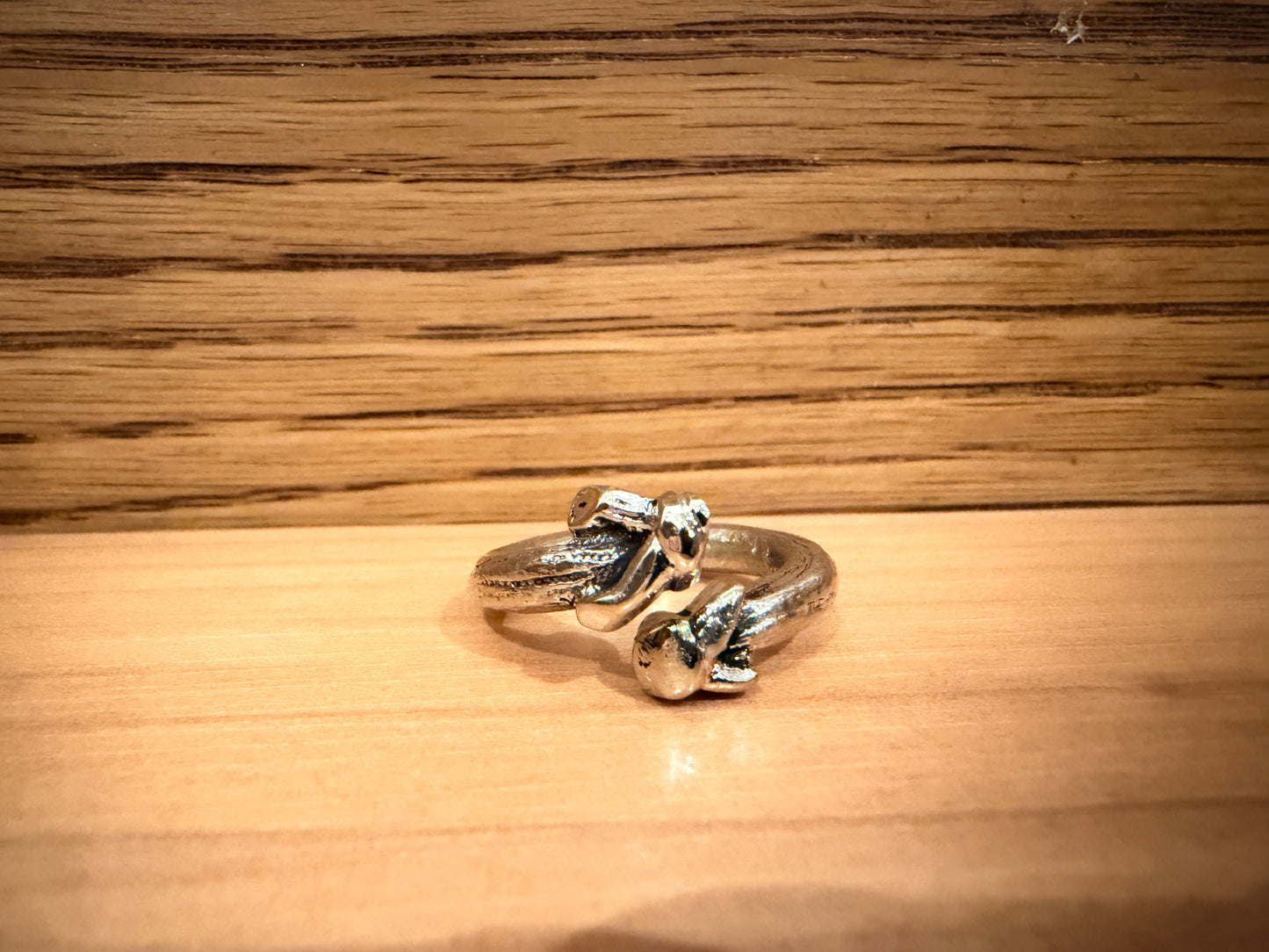 Vintage Silver Plate Knot Ring