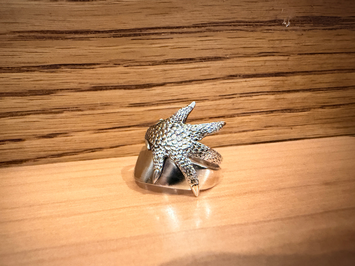 Vintage EPNS Bird Claw Sugar Tong Ring