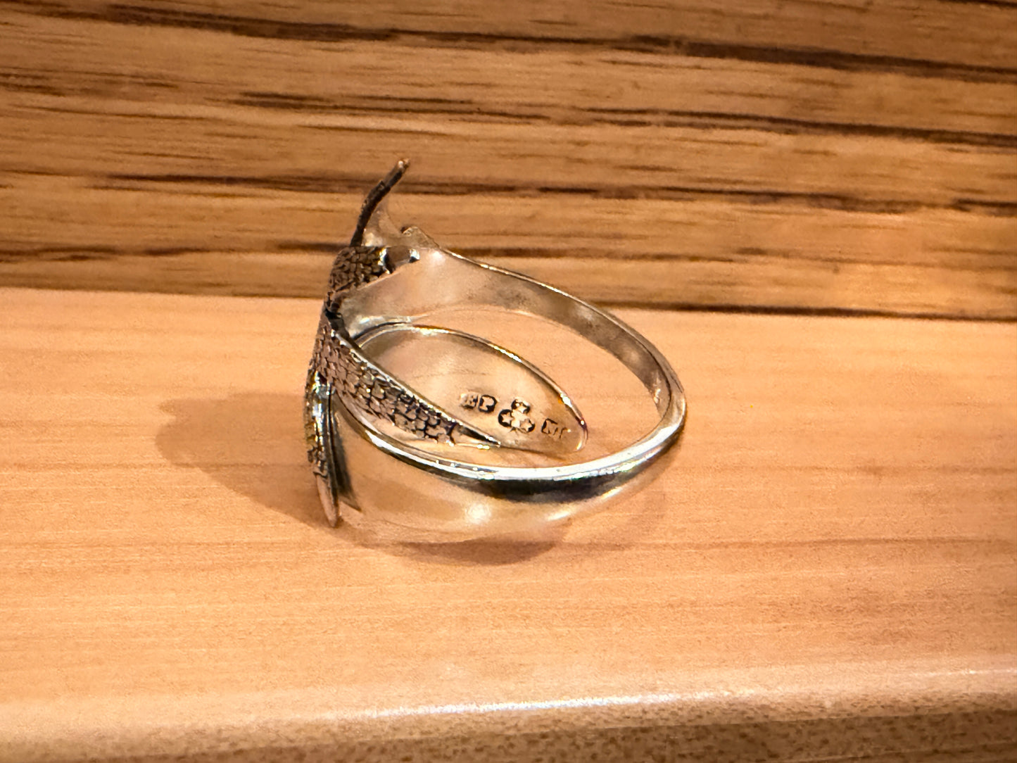 Vintage EPNS Bird Claw Sugar Tong Ring