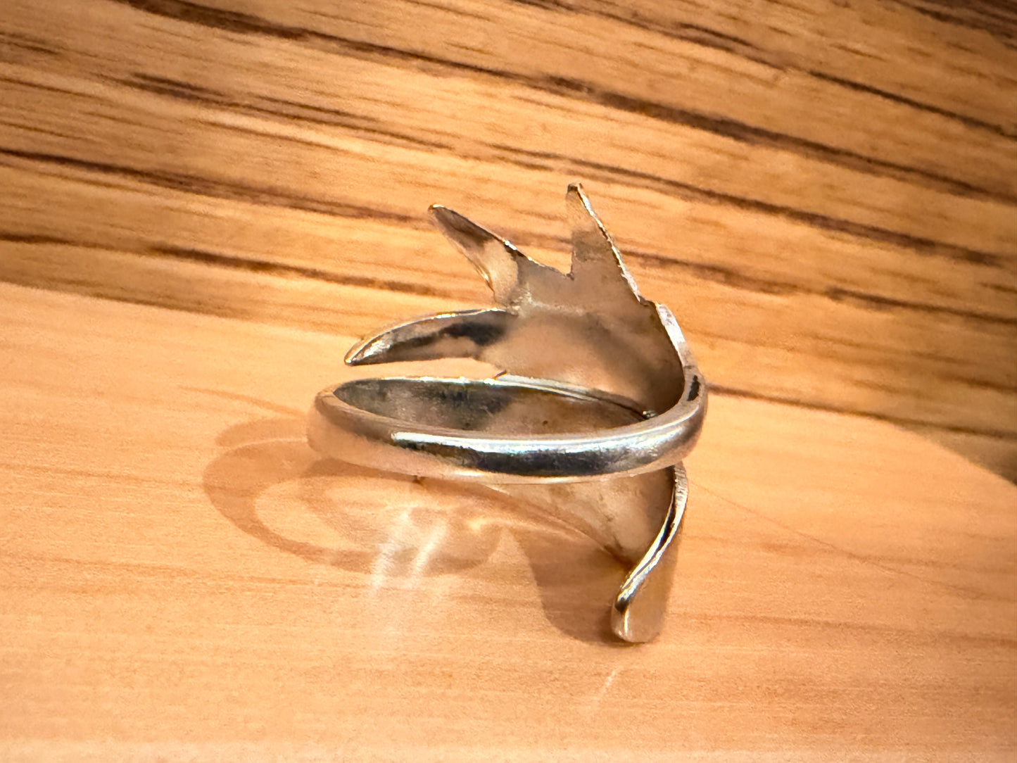 Vintage EPNS Bird Claw Sugar Tong Ring