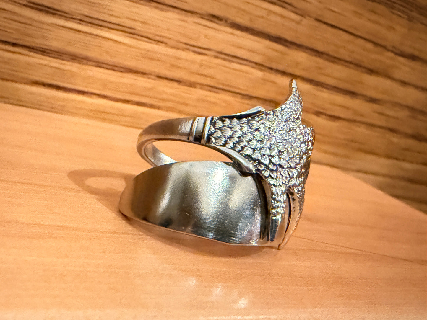 Vintage EPNS Bird Claw Sugar Tong Ring