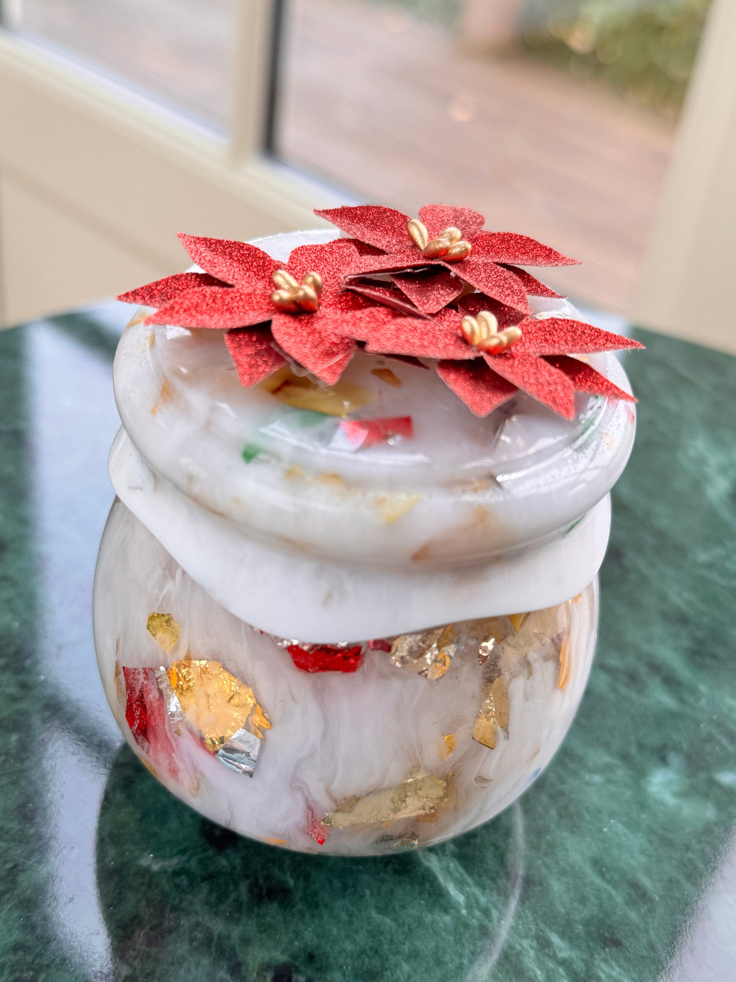 Christmas Tinsel Pot