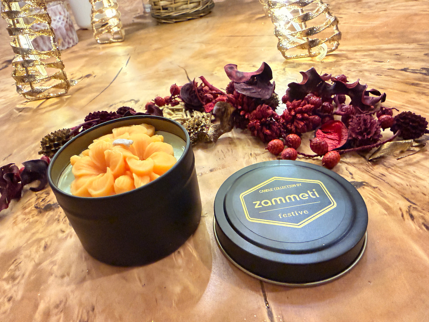 Zammeti Candle Collection - Christmas Tree Green 100g