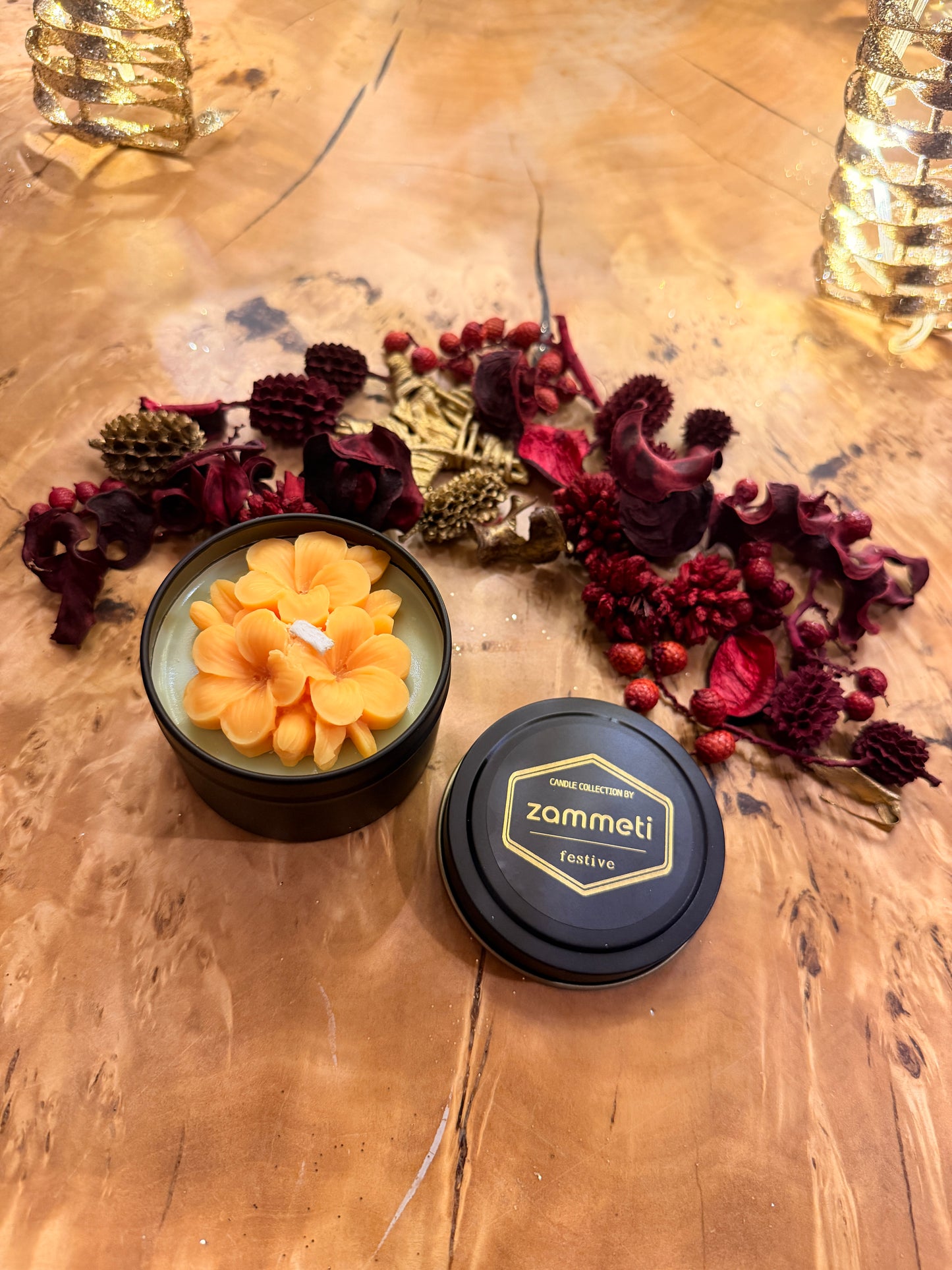 Zammeti Candle Collection - Christmas Tree Green 100g