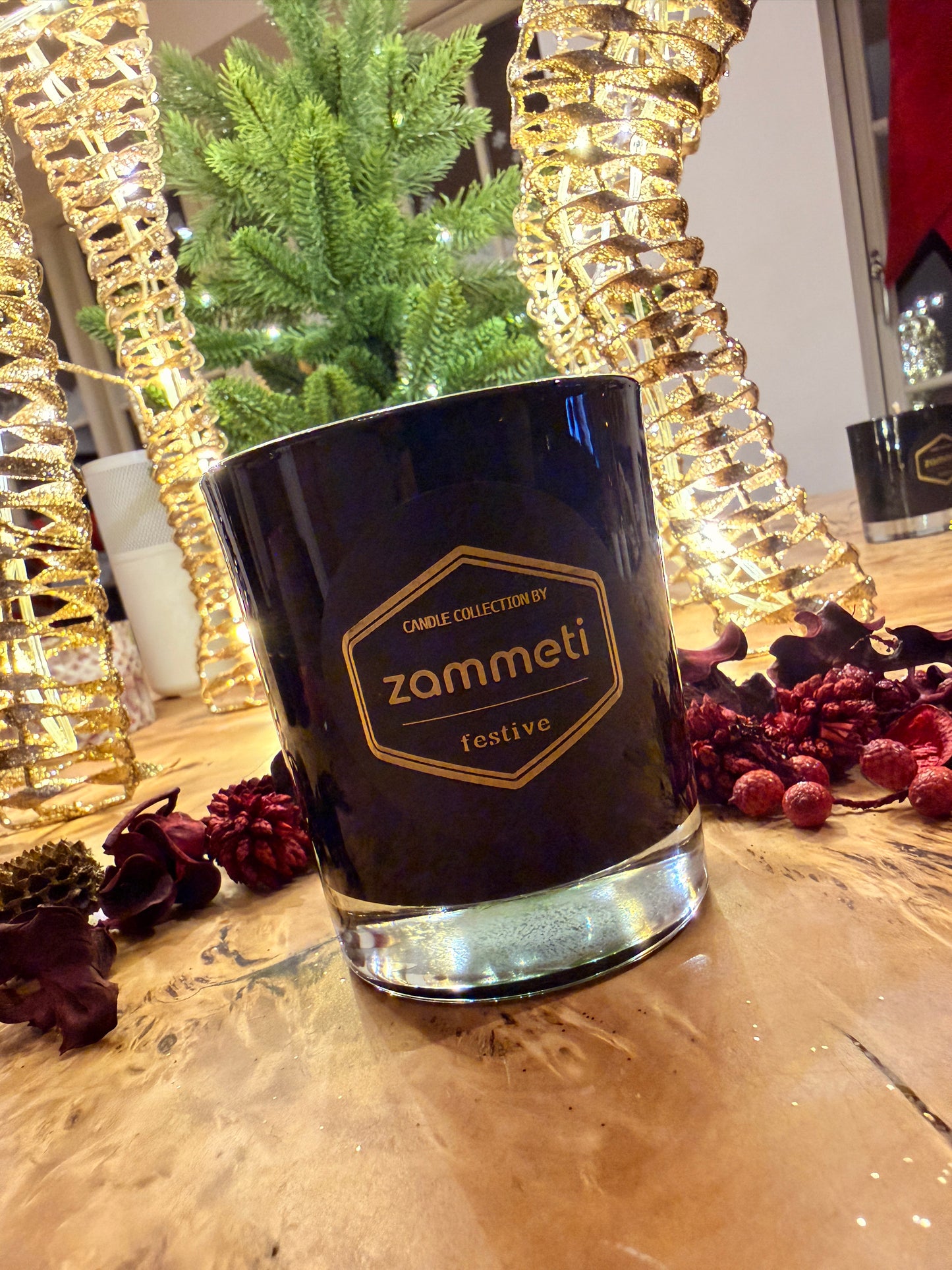 Zammeti Candle Collection - Christmas Tree Orange