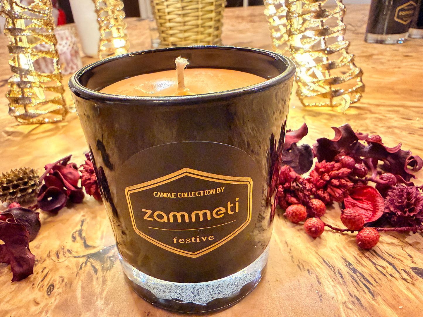 Zammeti Candle Collection - Christmas Tree Orange
