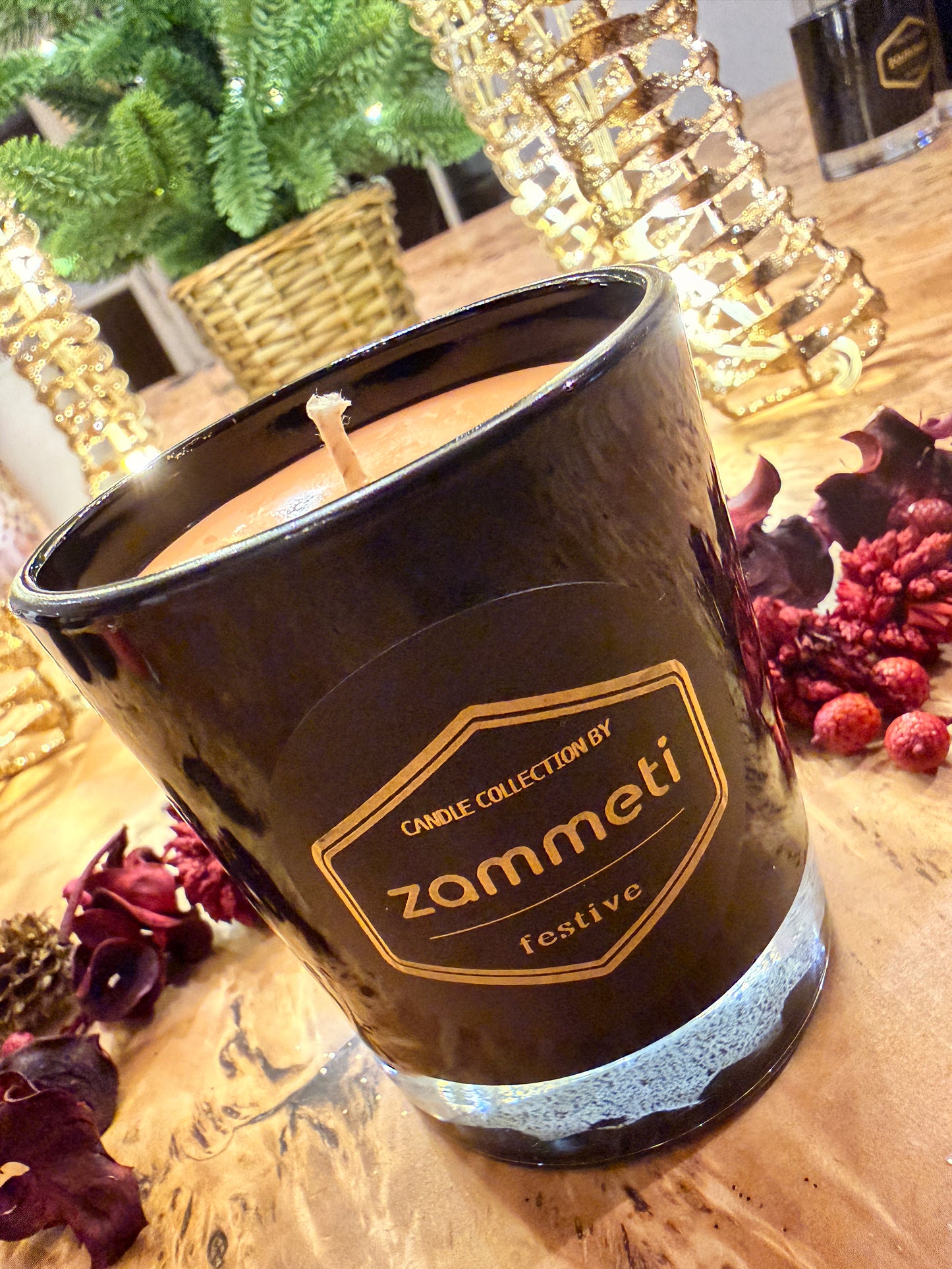 Zammeti Candle Collection - Christmas Tree Orange