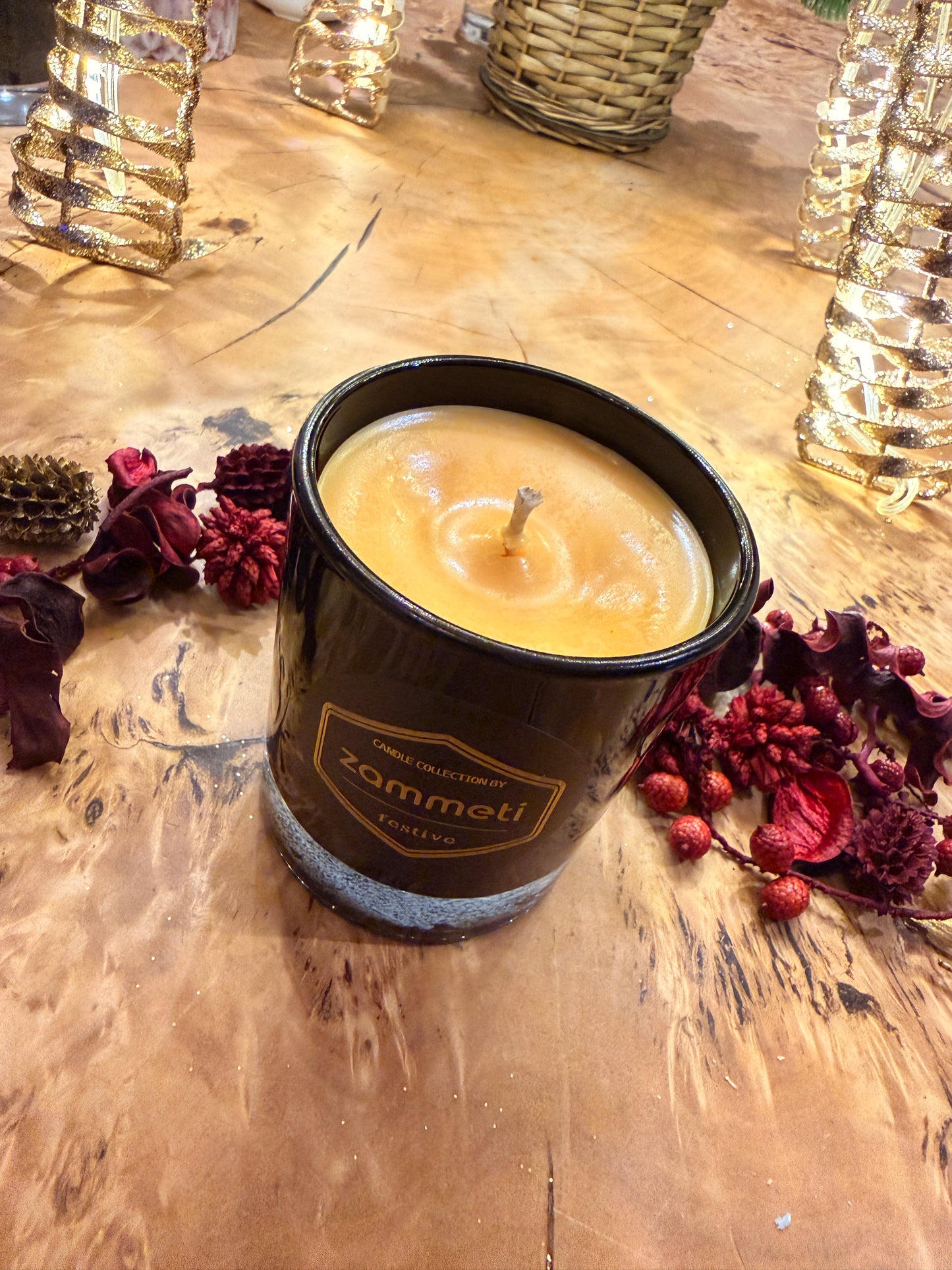 Zammeti Candle Collection - Christmas Tree Yellow