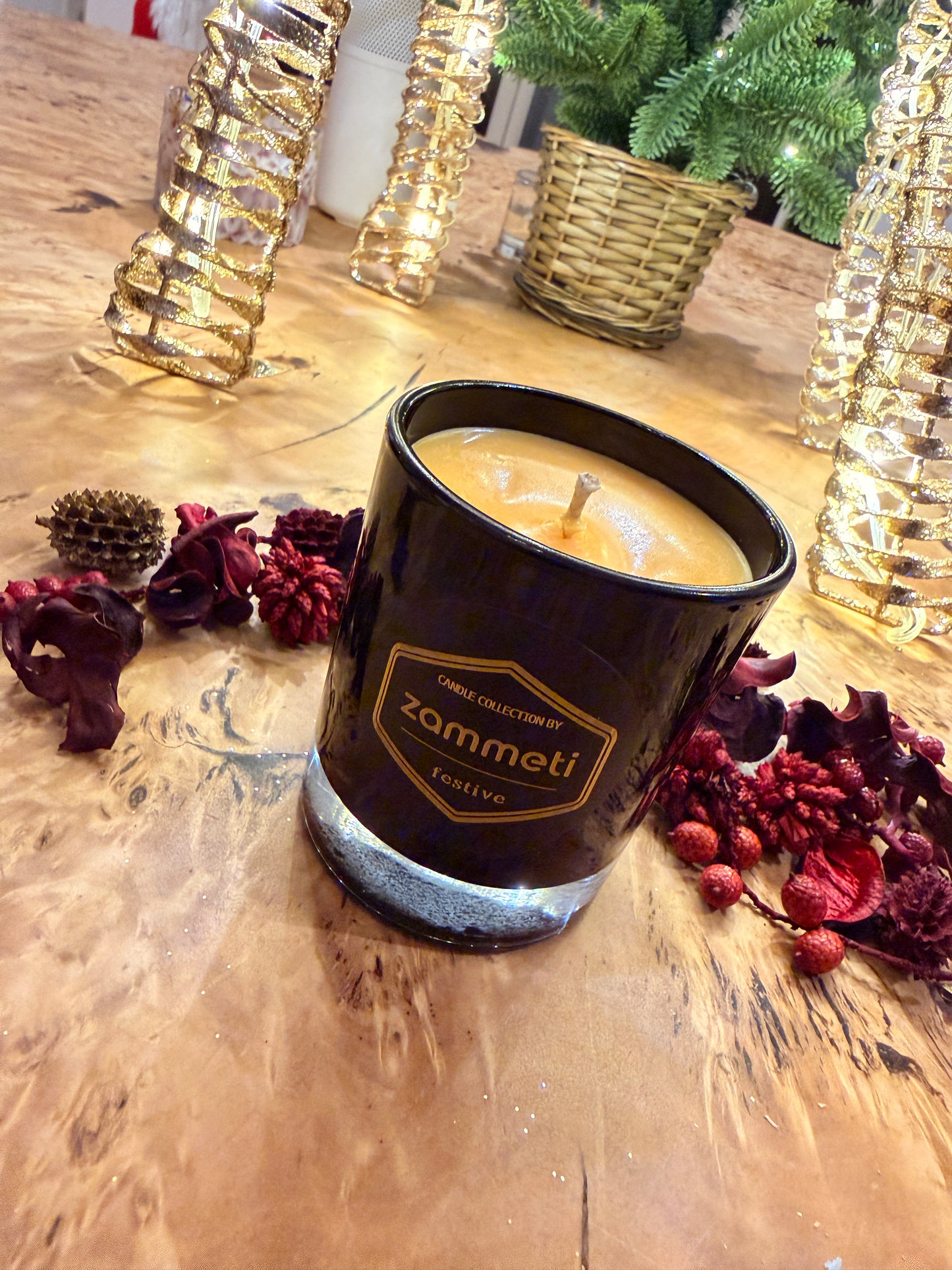Zammeti Candle Collection - Christmas Tree Yellow