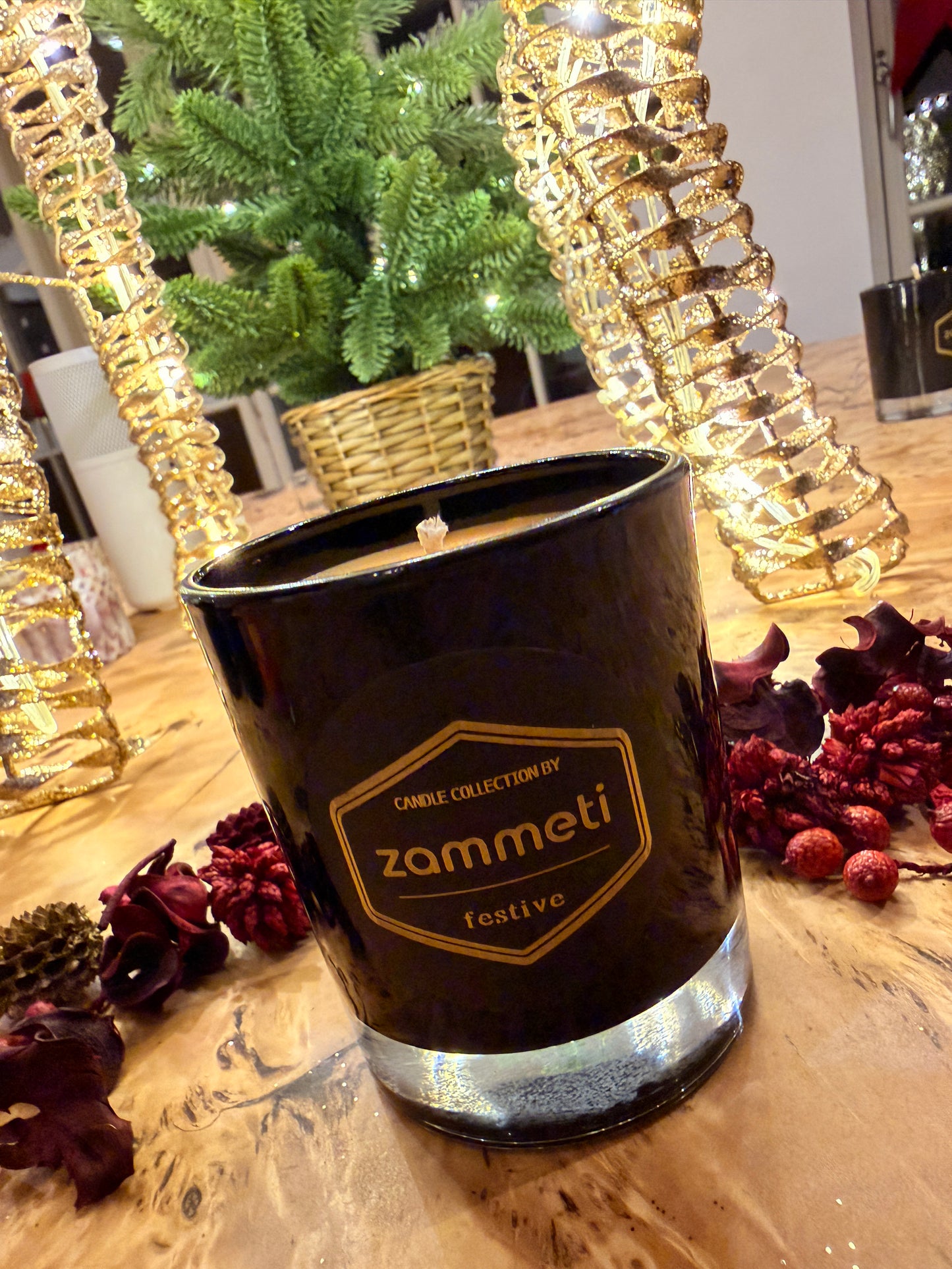 Zammeti Candle Collection - Christmas Tree Yellow
