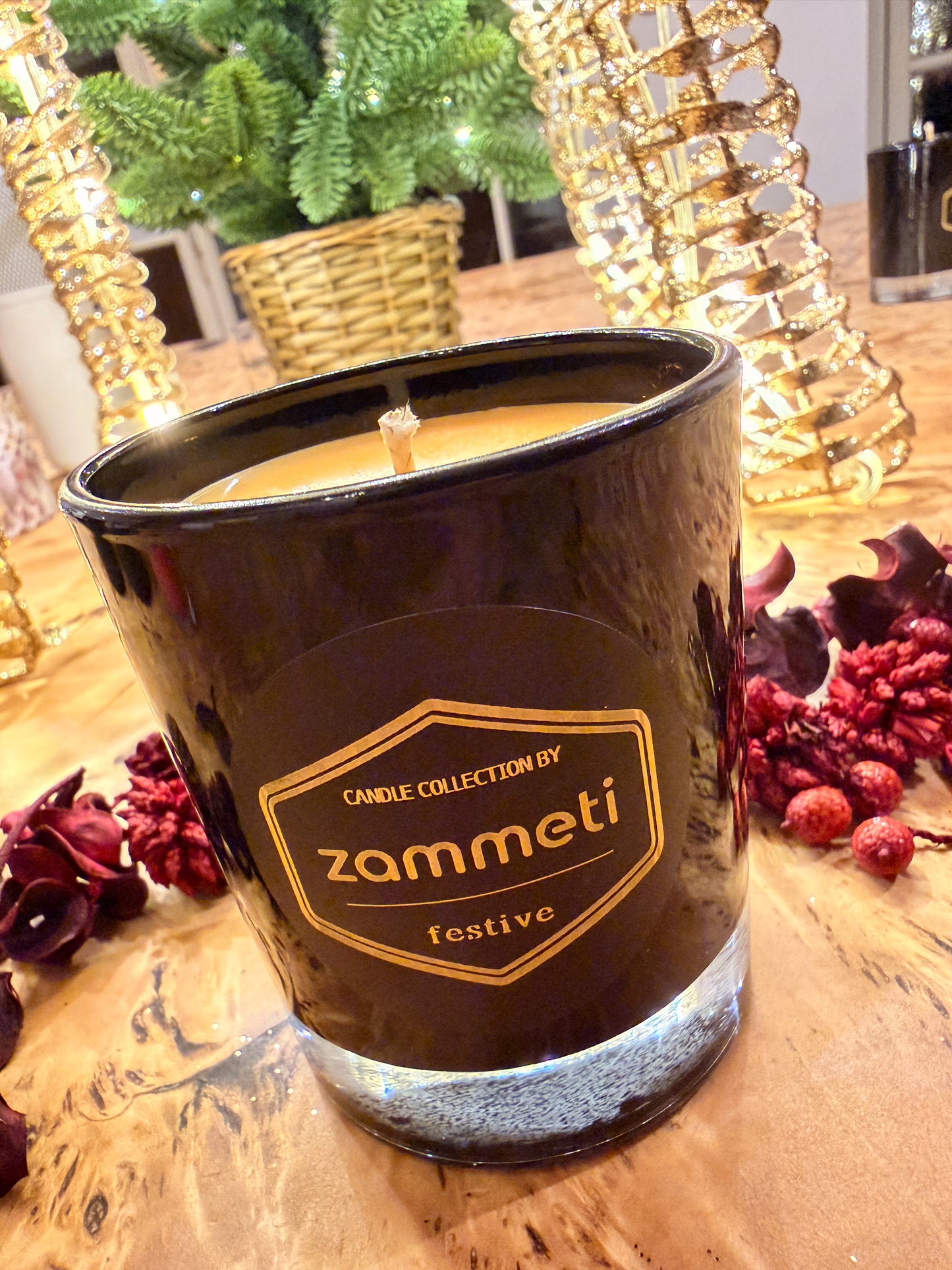 Zammeti Candle Collection - Christmas Tree Yellow