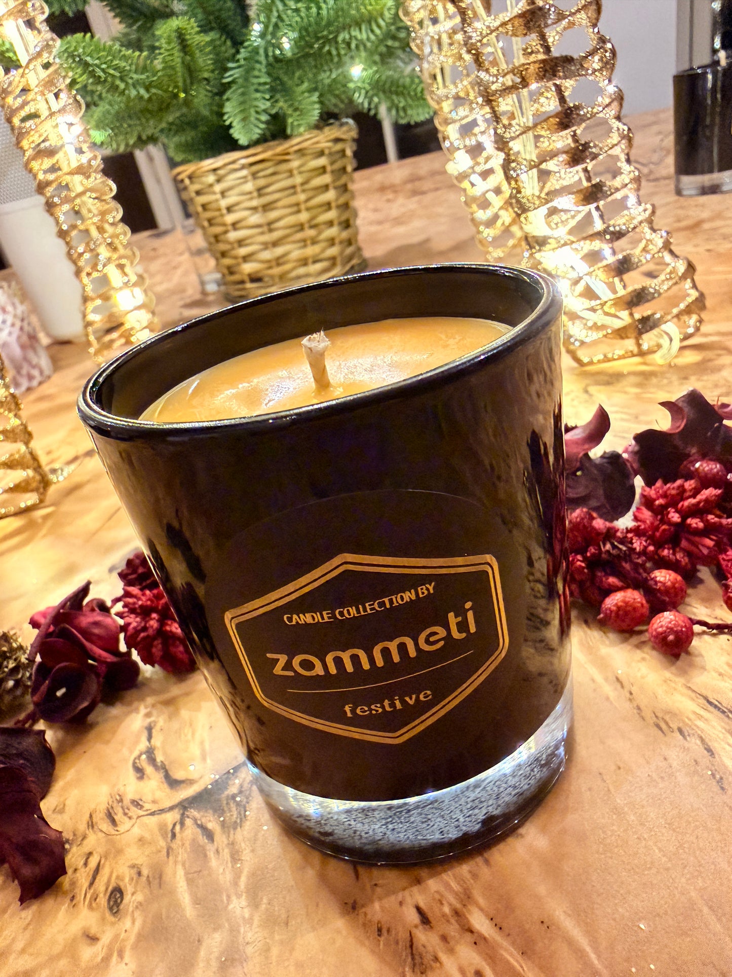 Zammeti Candle Collection - Christmas Tree Yellow