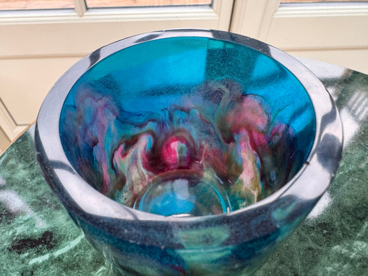 Blue Swirl Magic Pot