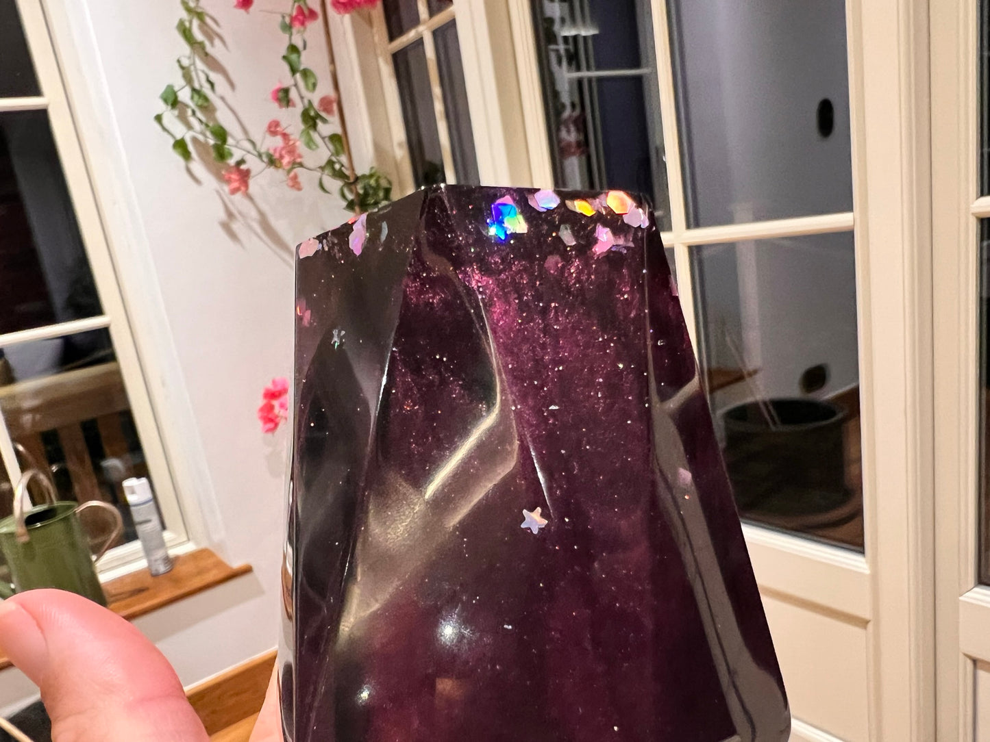 Purple Night Swirl Pot