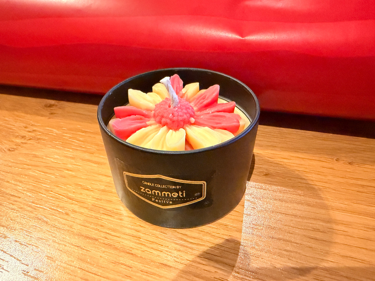 Zammeti Candle Collection - Christmas Tree Red 100g