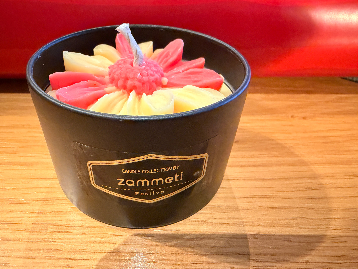 Zammeti Candle Collection - Christmas Tree Red 100g