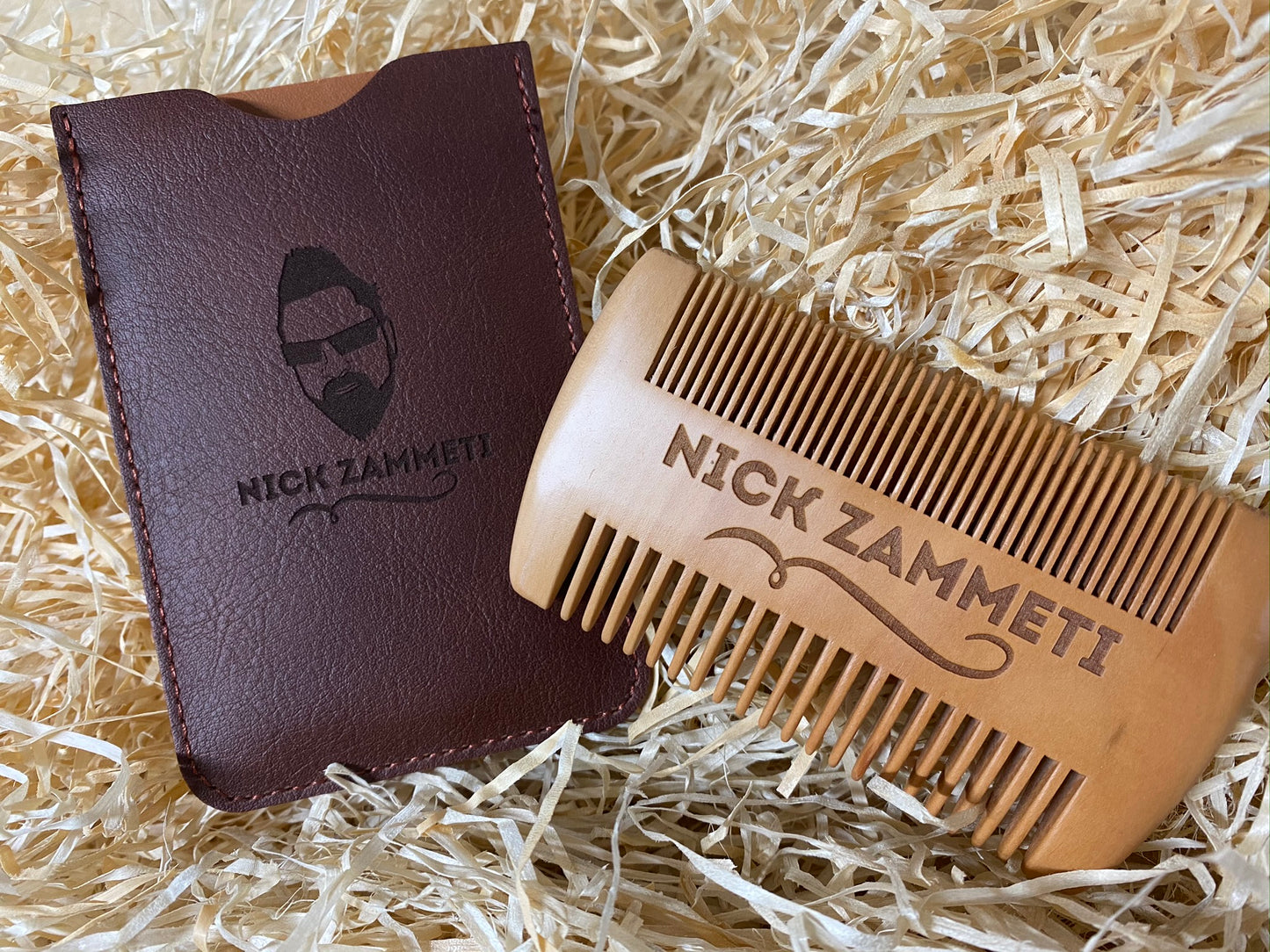 Nick Zammeti Beard Comb (Beech)